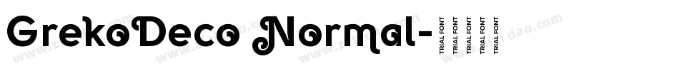 GrekoDeco Normal字体转换